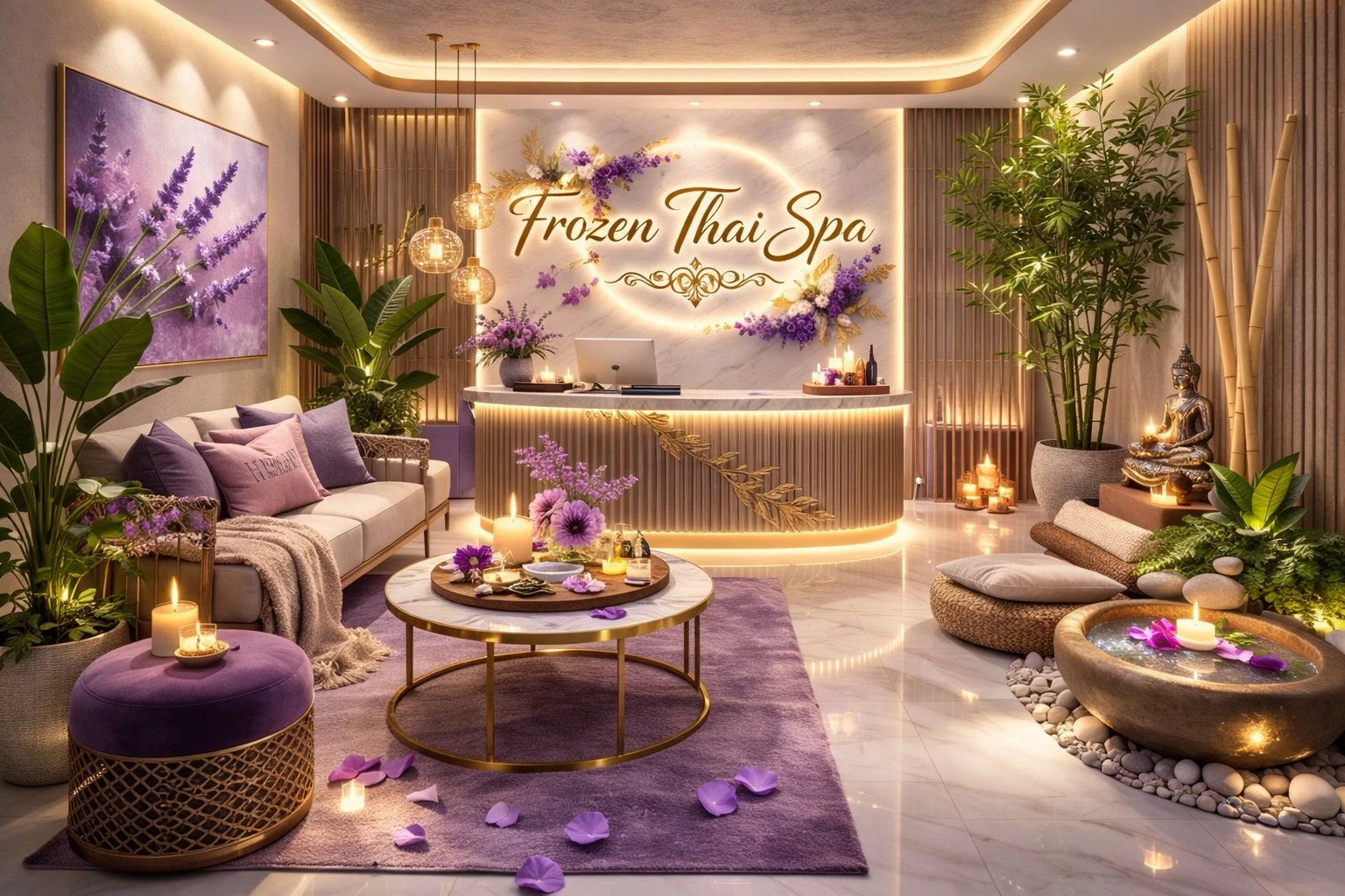 Frozen Thai Spa Dhaka reception - best spa in Dhaka