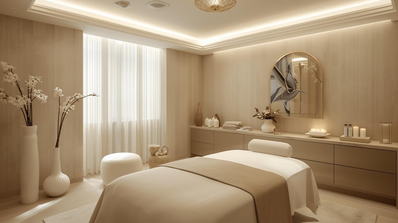 spa center massage center spa room decoretion fllaowar 98