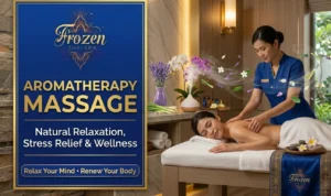 Aromatherapy massage - mind-body connection for mental clarity at Frozen Thai Spa