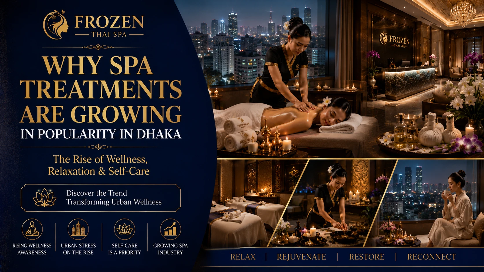 Why spa treatments are growing in popularity in Dhaka - wellness trend at Frozen Thai Spa