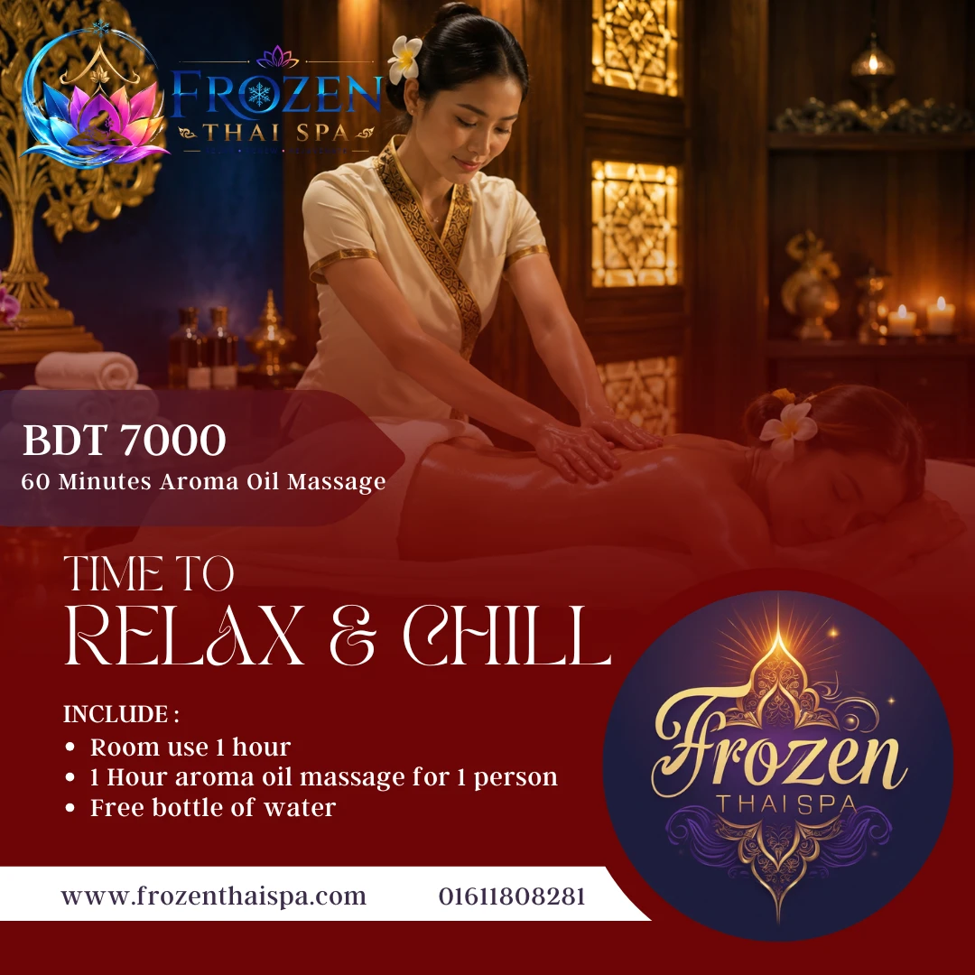 Gel therapy massage at Frozen Thai Spa Bashundhara Dhaka