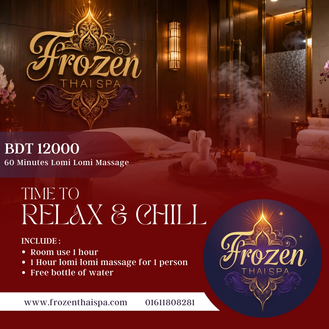 Aromatherapy ritual at Frozen Thai Spa Baridhara Dhaka