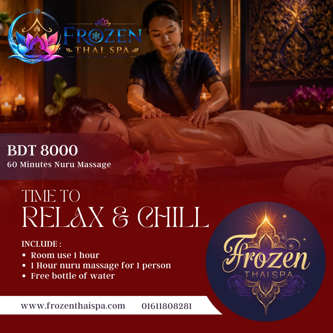 Aroma body massage at Frozen Thai Spa Dhanmondi Dhaka