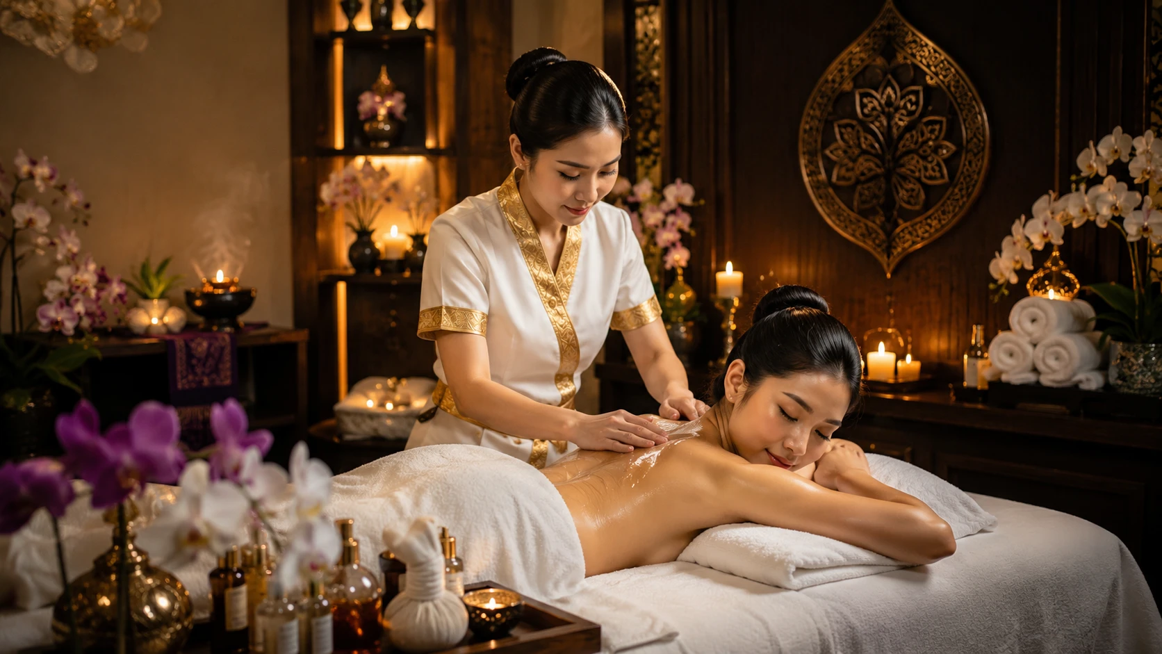 Frozen thai spa - nuru massage