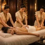 Frozen thai spa - six hand massage