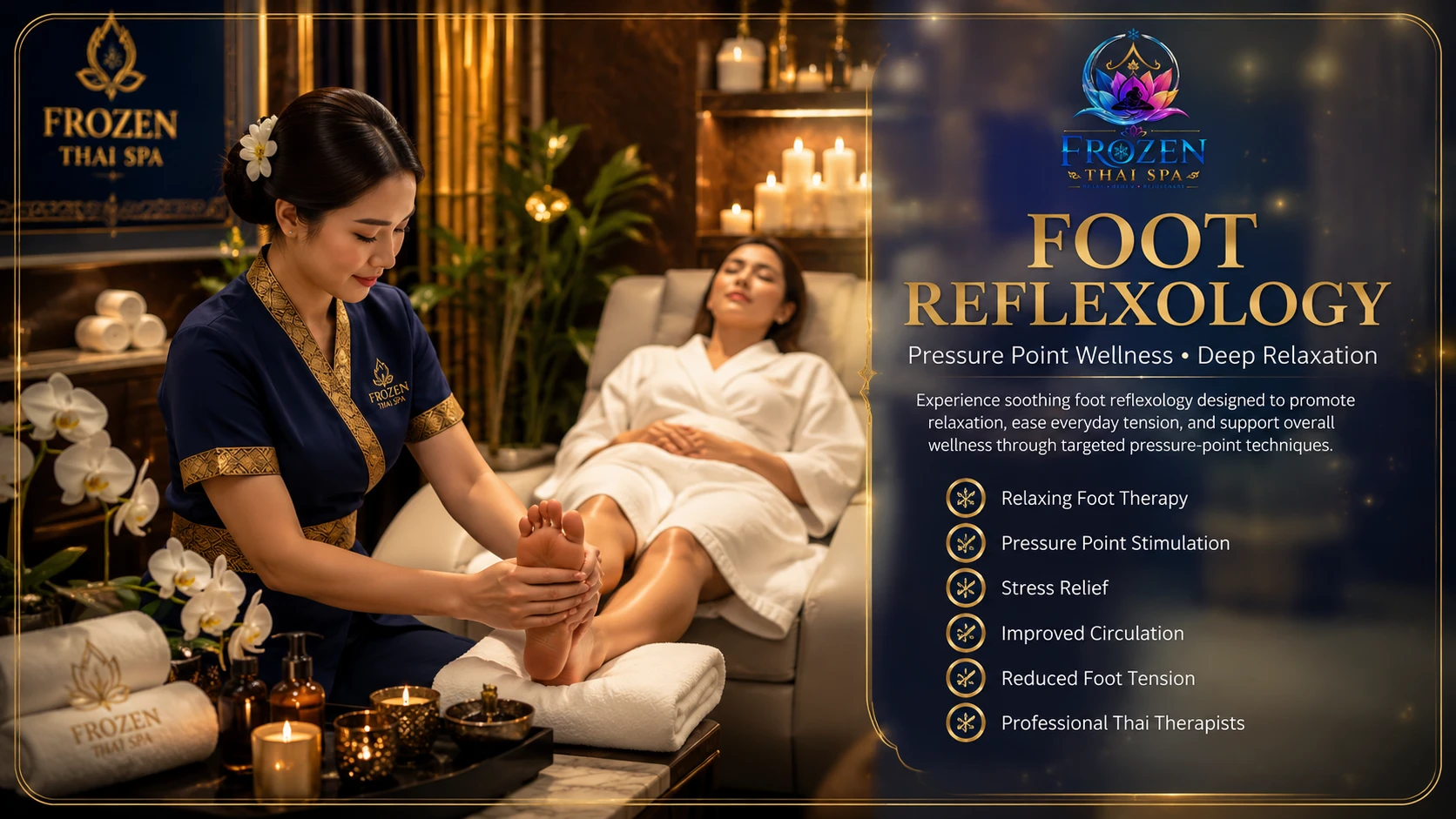 Foot Reflexology - Frozen Thai Spa